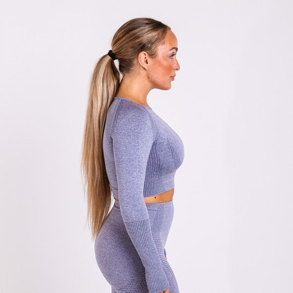 Seamless Long Sleeve Cropped Top