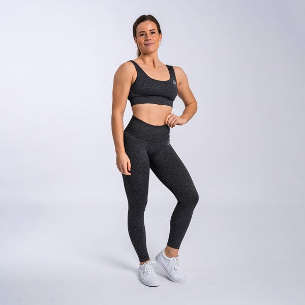 Seamless Ribbed Sports Bra