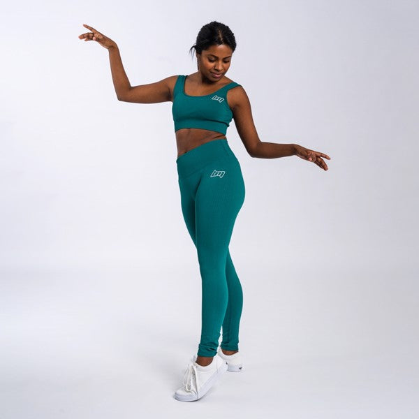 Seamless Ribbed High Waist Tights