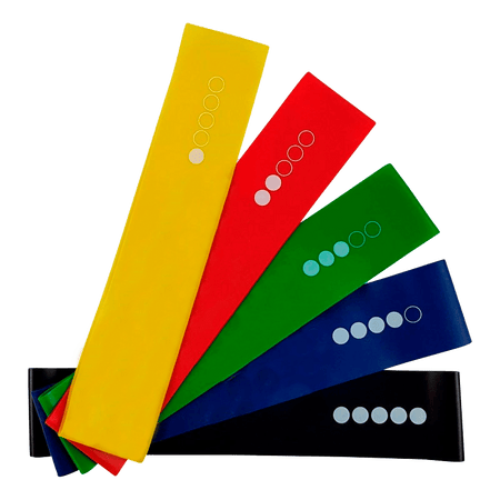 Træningselastik 5-pack